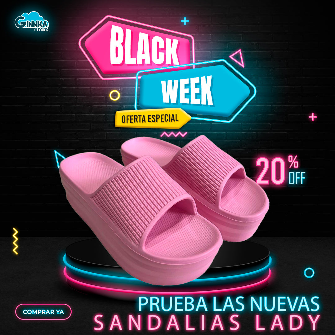 SANDALIAS ORTOPÉDICAS LADY: SUELA EN EVA IMPORTADA DE 5cm