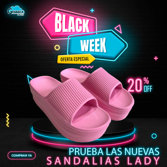 SANDALIAS ORTOPÉDICAS LADY: SUELA EN EVA IMPORTADA DE 5cm